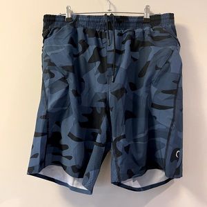 Zyia Blue Camo Swim Shorts